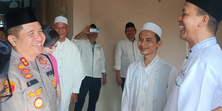 Hari Pertama Bertugas, Kapolres Cilegon Sambangi Pengurus Nahdatul Ulama Kota Cilegon