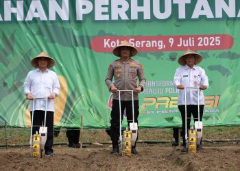 Wujudkan Swasembada Pangan Nasional, Polda Banten Tanam Jagung Serentak di 93 Lokasi
