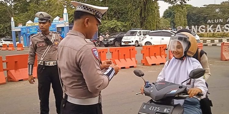 Hari Kedua Operasi Patuh Maung di Lebak, Mayoritas Pelanggar Didominasi Pengendara Motor