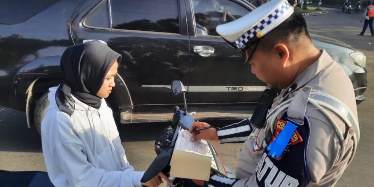 Gegara Ini, Puluhan Pengendara Kena Tilang Operasi Patuh Maung Polresta Tangerang Hari ke-12