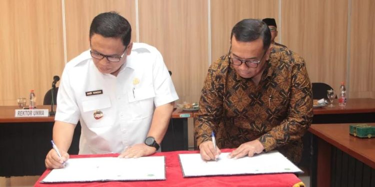 Dukung Program Satu Desa Satu Sarjana, Unma Banten MoU dengan Pemkab Lebak