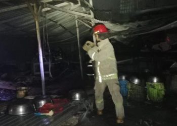 Warung Sate di Jombang Ludes Dilalap Terbakar, Kerugian Capai Rp200 Juta