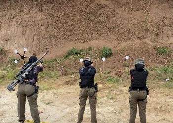 Satbrimob Polda Banten Gelar Latihan Srikandi Brimob Challenge