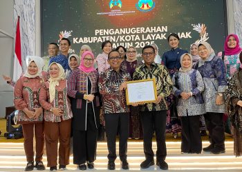 8 Kabupaten/Kota di Banten dapat Penganugerahan KLA, Ini Kategorinya