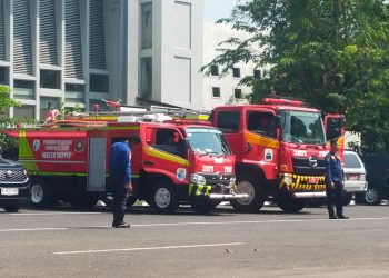Momen Sirine Damkar Lebak Tandai Detik-detik Proklamasi HUT ke-80 RI