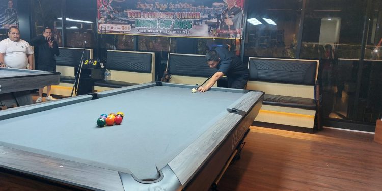 Peringati HUT ke-80 RI, Ratusan Pemuda di Banten Meriahkan Turnamen Biliar Dandim Cup 2025