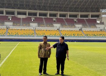 Erick Thohir Kaget Saat Meninjau Banten International Stadium, Ternyata Karena Ini