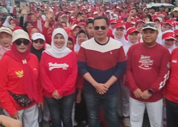 Warga Griya Permata Asri Gelar Jalan Santai HUT RI ke 80