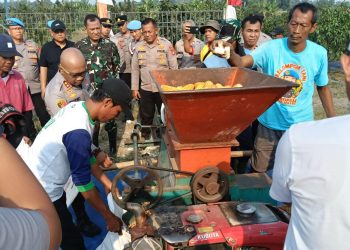 Gelar Panen Raya di Kecamatan Kopo, Polres Serang Hasilkan 140 Ton Jagung