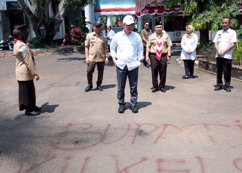 Pendopo Pandeglang Dicorat-Coret Demonstran, Dimyati: Sekali Lagi Akan Diproses