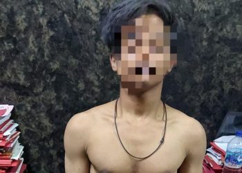 Ditangkap Warga, Maling Motor Babak Belur Digebukin Warga di Tirtayasa