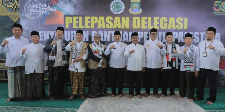 Wali Kota Tangerang Serahkan Bantuan Rp918,5 Juta dan Doakan Kemerdekaan untuk Palestina