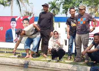 Buka Lomba Mancing Mania, Bupati Pandeglang Sumbang 50 Kilogram Ikan Mas