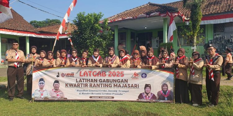 Bentuk Karakter, Ratusan Siswa Ikut Latihan Gabungan Pramuka di Majasari Pandeglang