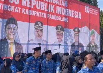 Aksi Vandalisme di Hari Kemerdekaan RI, Baliho Bergambar Bupati dan Wakil Bupati Pandeglang Sobek