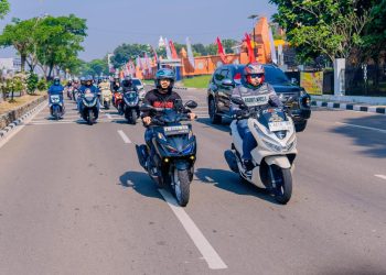 Paguyuban Honda Banten Meriahkan HUT RI ke-80 Lewat Konvoi Kemerdekaan