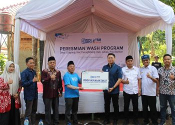 YBM BRILiaN Regional Office Banten Beri Bantuan Penyediaan Air Bersih dan Fasilitas Sanitasi di Lebak