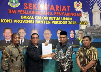 Pendaftaran Ketua KONI Banten: H. Abdul Salam Salim Ambil Formulir Pendaftaran