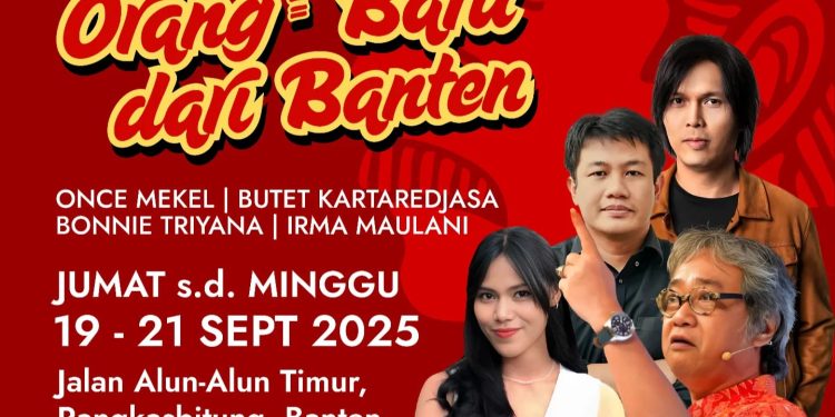 Festival Seni Multatuli 2025 di Rangkasbitung Dihadiri Butet Kartaredjasa dan Once Mekel, Catat Tanggalnya