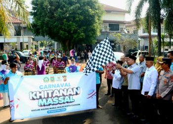 BAZNAS Cilegon dan DKM Masjid Agung Gelar Khitan Massal, 130 Anak Ikut Serta