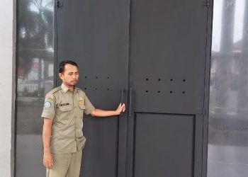Mirip Gerbang Rutan, Kantor Bupati Pandeglang Dipasangi Pintu Anti Jebol