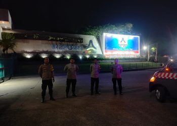 Dipimpin Kanit Reskrim,  Personel Polsek Cikupa Antisipasi Gangguan Kamtibmas Malam Hari