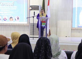 Wakil Bupati Intan Buka Pelatihan Instruktur Senam Pemula Perwosi