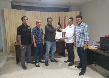 Sri Mulyo Resmi Terima SK Plt Ketua PWI Kabupaten Tangerang dari Ketua PWI Banten Mashudi