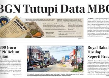 Koran Radar Banten Hari Ini Ungkap BGN Tutupi Data MBG dan Guru PPPK Belum Terima Gaji