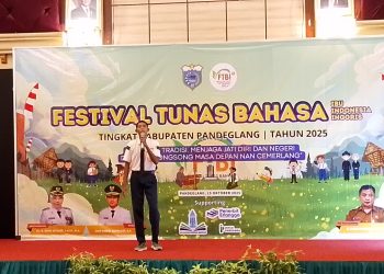 Ratusan Siswa SMP di Pandeglang Adu Kemampuan di Festival Tunas Bahasa Ibu III