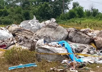 Limbah medis B3 di Walantaka, Kota Serang.