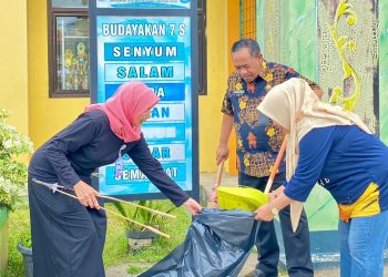 Aksi bersih di SMPN 2 Cilegon
