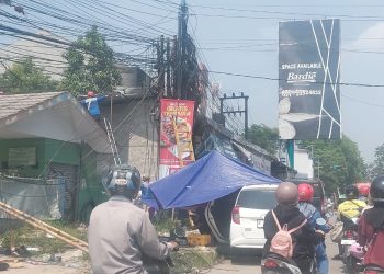 Aliran Listrik di Terminal Pakupatan Serang Sempat Terganggu Akibat Trafo Milik PLN Terbakar