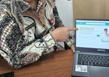 Tampilan Aplikasi Anggur milik Disnaker Kota Tangerang Selatan.