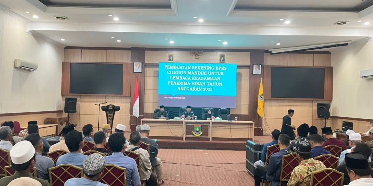 BPRS CM Kelola Penyaluran Dana Hibah untuk Lembaga Keagamaan di Cilegon