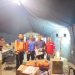 Relawan PMI Cilegon melakukan pendataan bantuan logistik di posko.