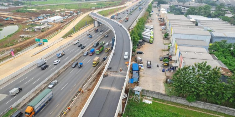 Progres Pembangunan Akses Tol Jakarta–Tangerang KM 25 Capai 95 Persen