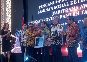 BPJS Ketenagakerjaan Banten Berikan Paritrana Award, Ini Daftar Pemenangnya