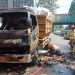 Truk Sampah Milik DLHK Kabupaten Tangerang Terbakar