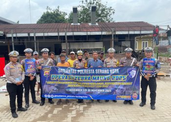 Polresta Serang Kota Kembali Gelar Operasi Zebra Maung di Kota Serang Hari Ini, Ini Lokasinya
