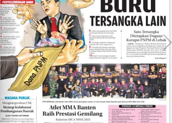 Koran Radar Banten Hari Ini: Buru Tersangka Lain dan Atlet MMA Banten Raih Prestasi