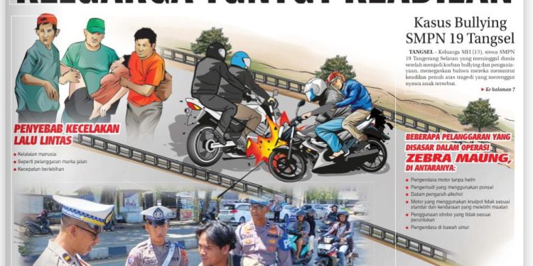Koran Radar Banten Hari Ini: Keluarga Korban Bullying Tuntut Keadilan, Pemprov Perketat Pengawasan Tambang