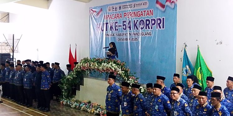 Puncak HUT ke-54 KORPRI, Bupati Pandeglang Ajak ASN Tingkatkan Pelayanan