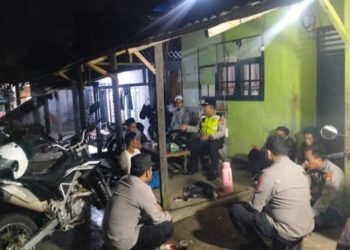 Jaga Khamtimbas, Polsek Pulosari Gelar Patroli Kopi