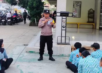 Jaga Kamtibmas, Bhabinkamtibmas Panongan Bina Siswa SMK Citra Nusantara
