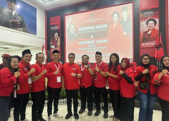 Mochamad Nasir Resmi Nahkodai DPC PDI Perjuangan Kota Serang Periode 2025–2030