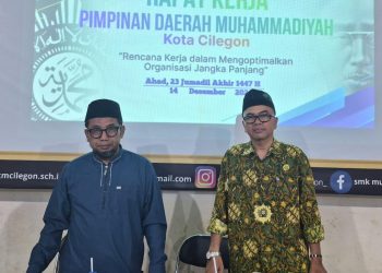 Muhammadiyah Cilegon Resmi Dipimpin Muhtar Maher, Ini Fokus Kepengurusan Baru
