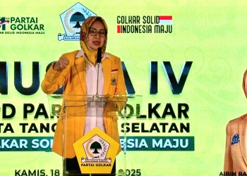 Airin Kembali Pimpin Golkar Tangsel