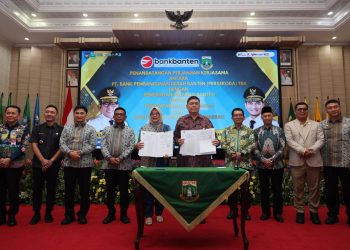 Pemprov Banten, Kabupaten Lebak, dan Kota Serang Lanjutkan Pengelolaan RKUD di Bank Banten