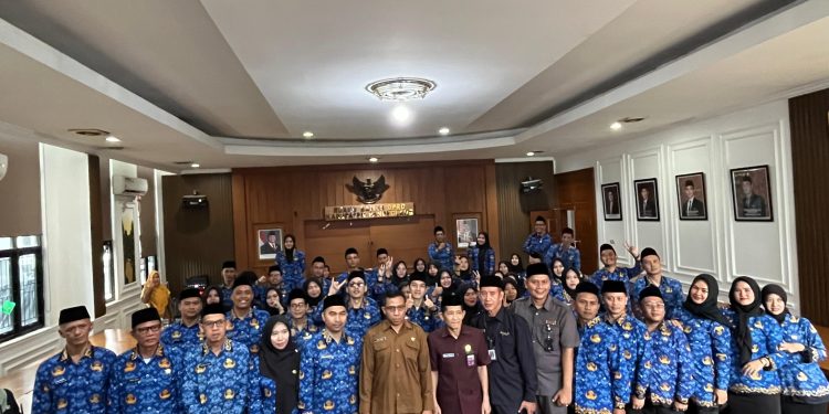 50 Honorer Setwan Pandeglang Dilantik PPPK Paruh Waktu